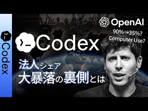 【OpenAI 大型アップデート】CodexがついにPCを操作開始|Claude Codeとどっちを選ぶべきか徹底解説